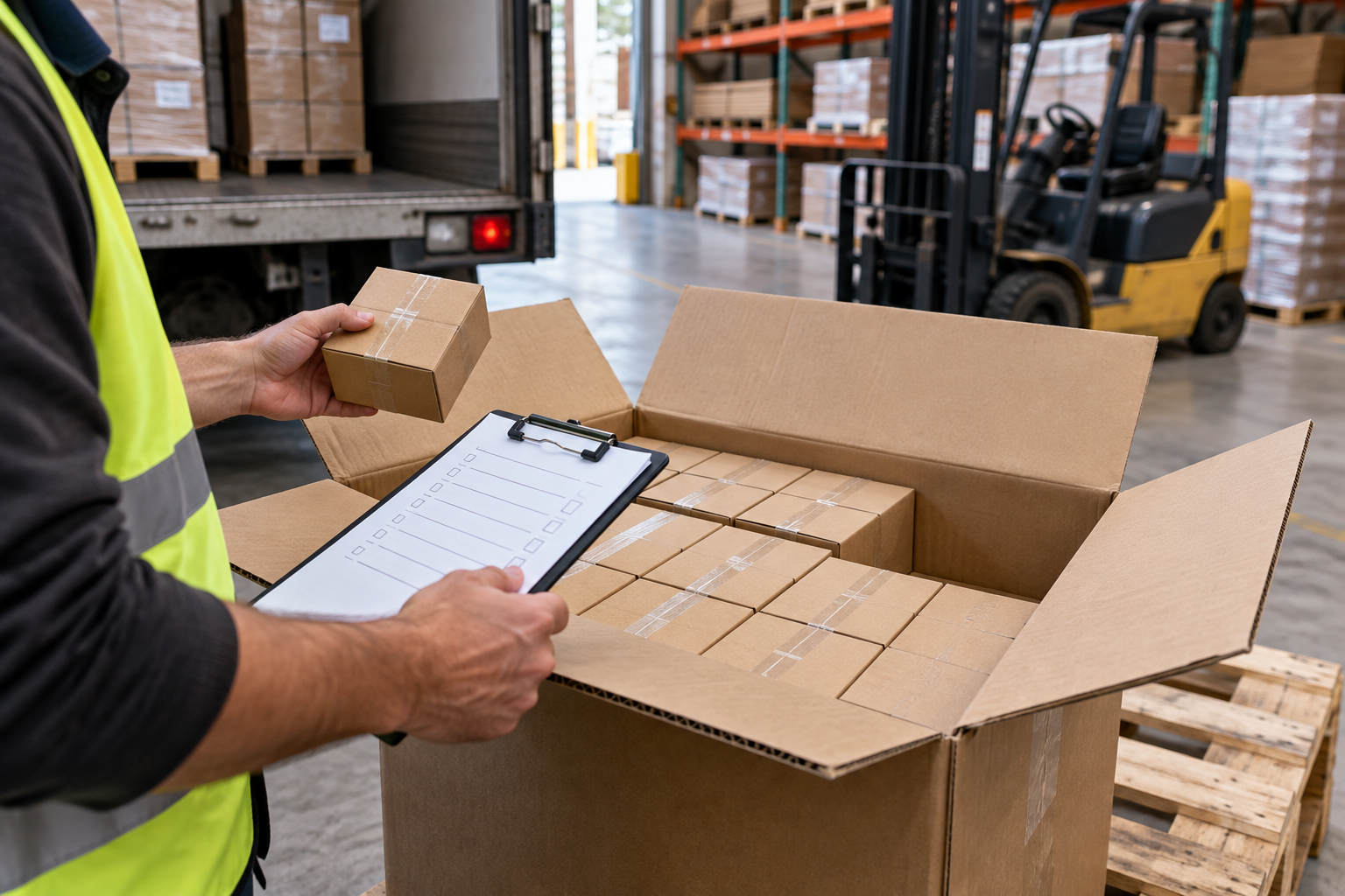 Editorial illustration for A short inbound shipment: trace the discrepancy before adjusting stock